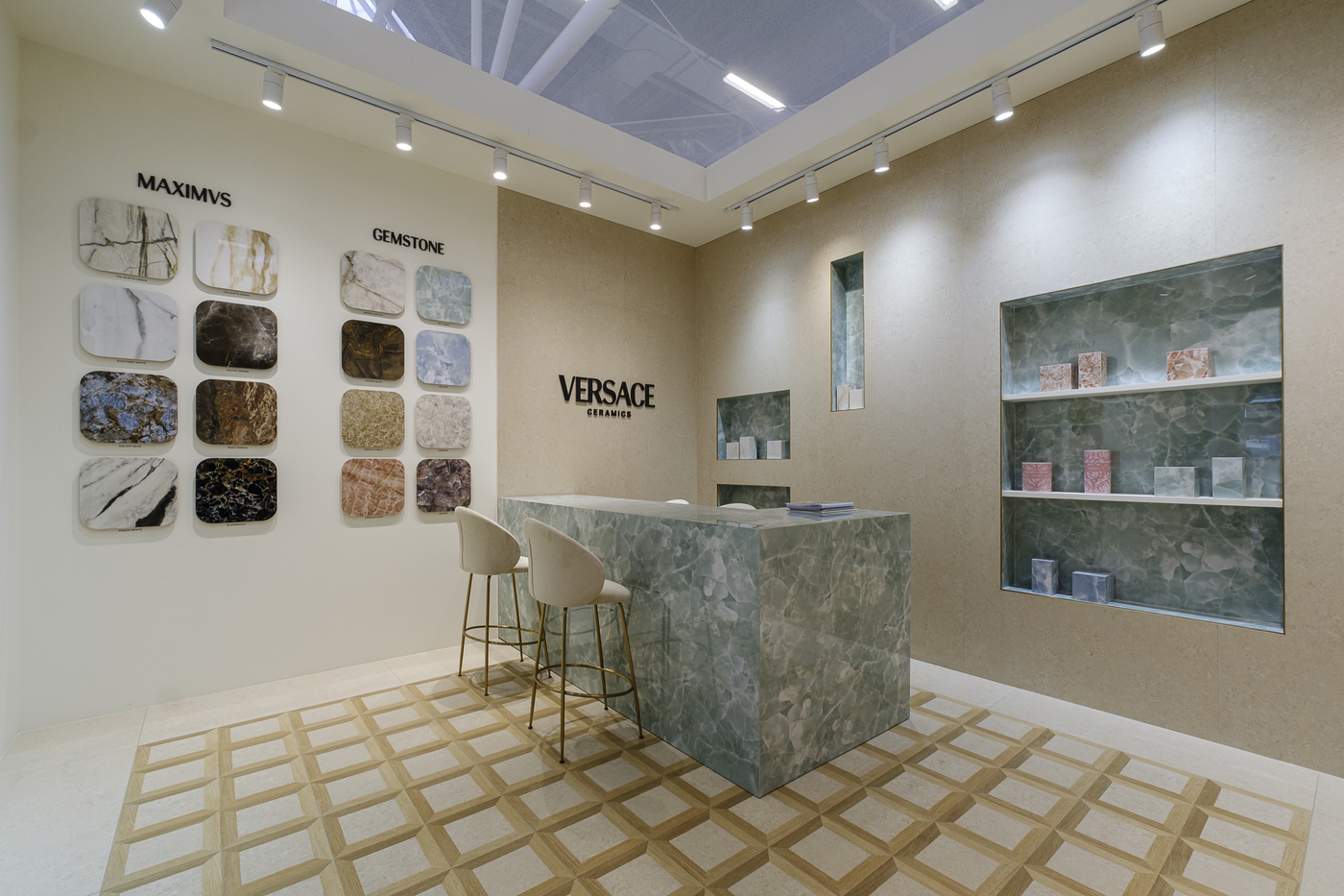 Versace Ceramics Booth