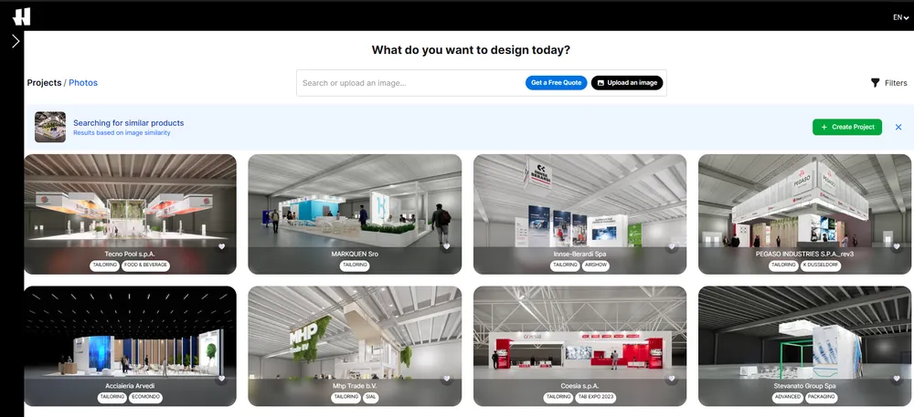 Visual search by image