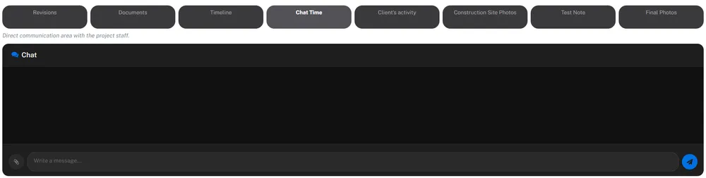Built-in project chat
